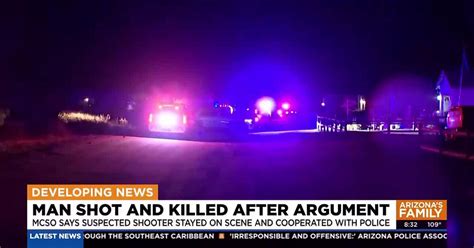 Man shot, killed after argument in Rio Verde Foothills .